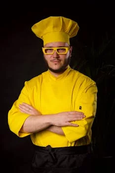 Marcus Johnson executive chef in kitchen uniform